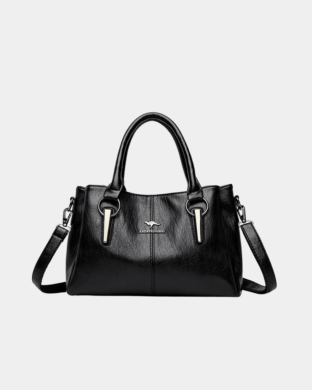 Sac rétro en cuir véritable