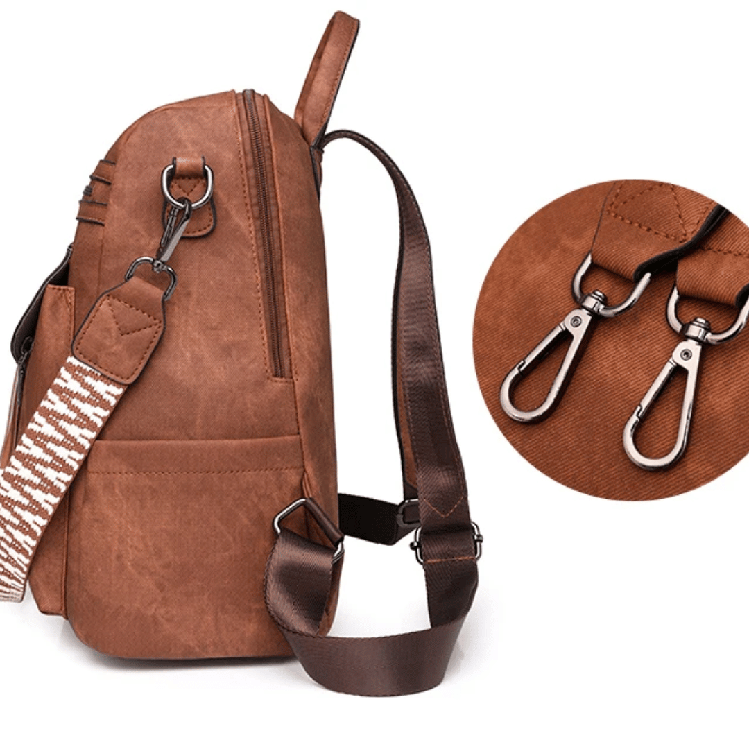 Sac à dos Sandy en cuir vintage, nouvelle collection