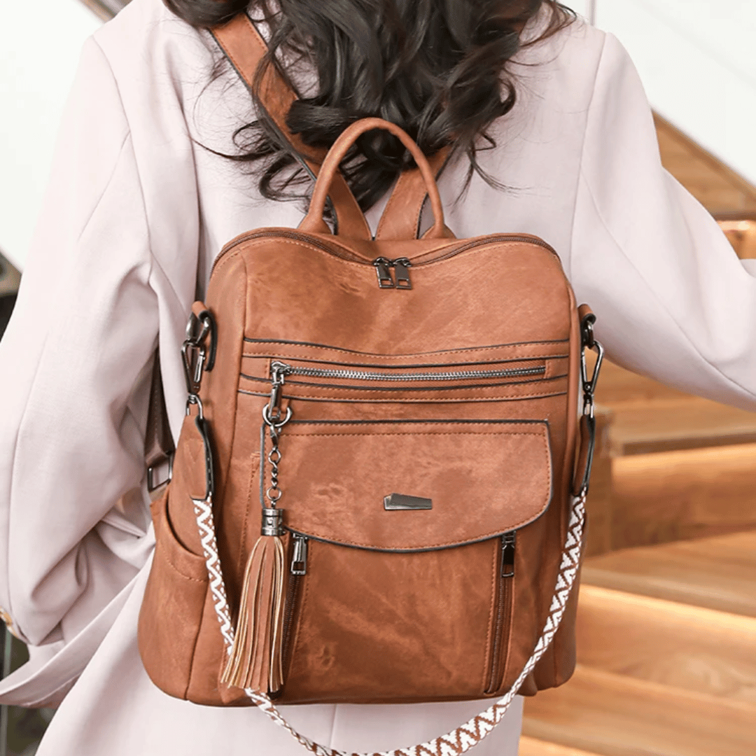 Sac à dos Sandy en cuir vintage, nouvelle collection