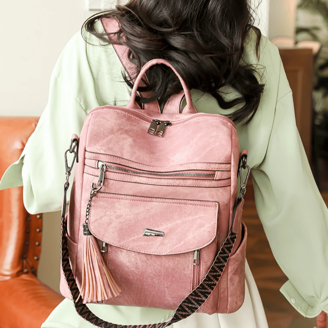 Sac à dos Sandy en cuir vintage, nouvelle collection