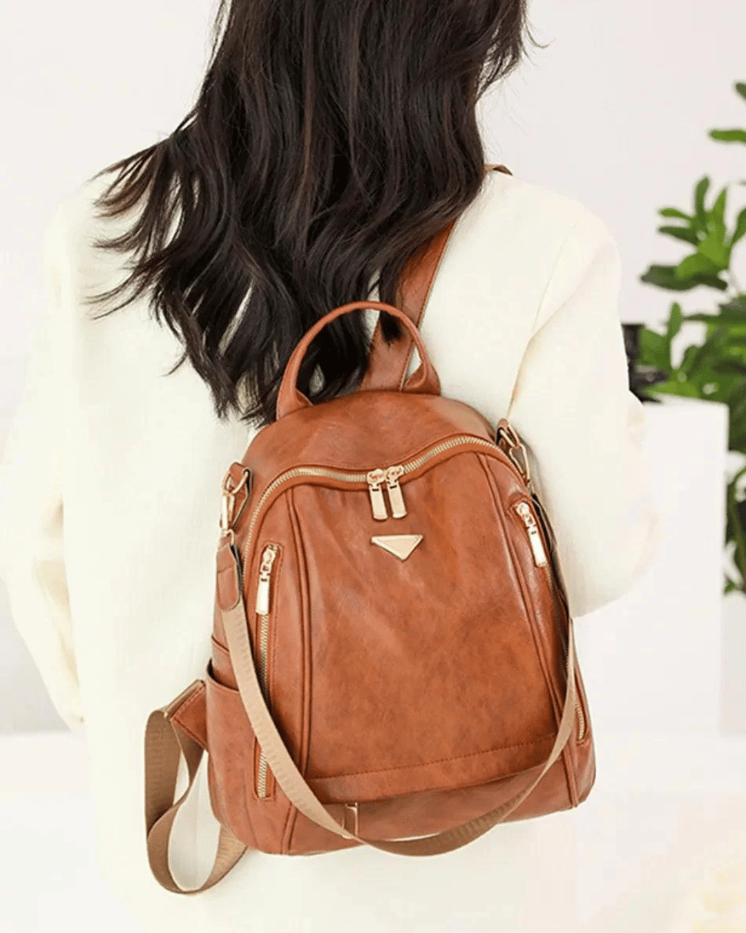 Sac à dos Camille en cuir