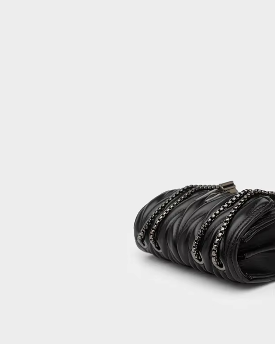 Sac chaud en cuir matelass