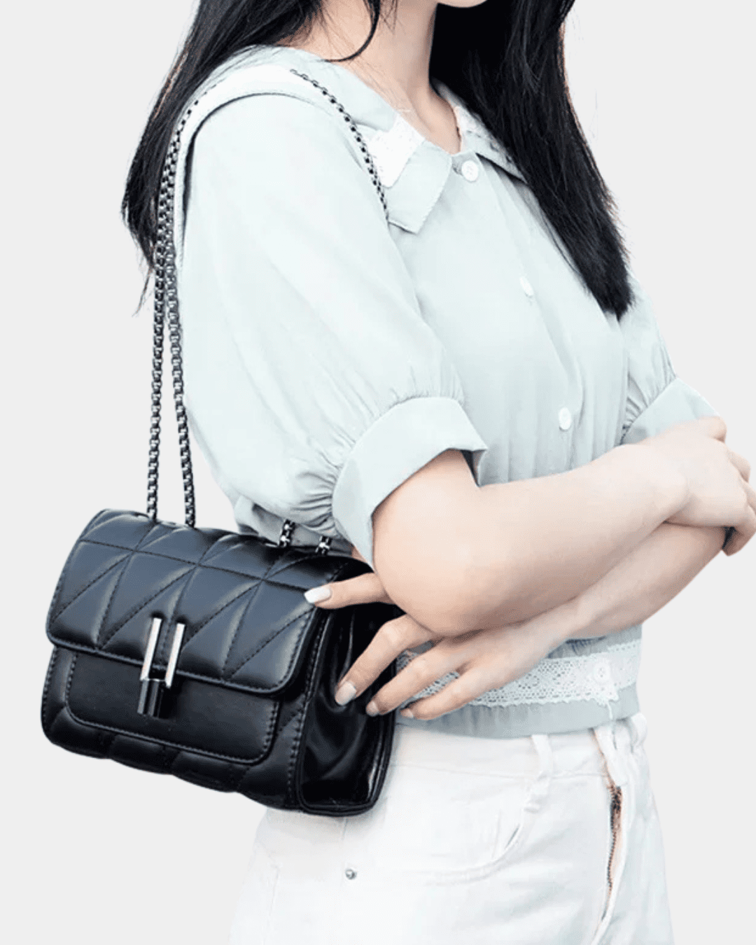 Sac Nina en cuir matelass