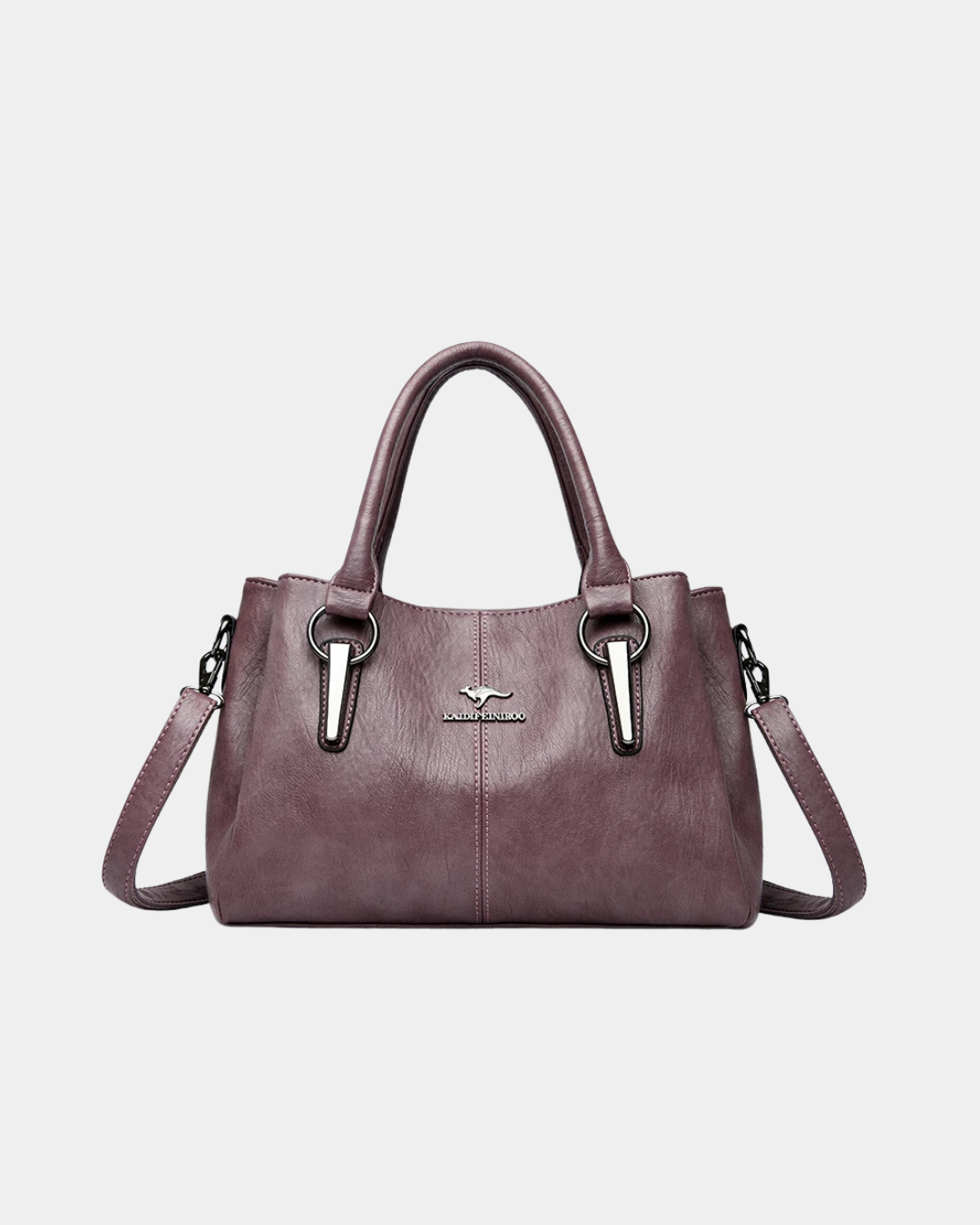 Sac rétro en cuir véritable