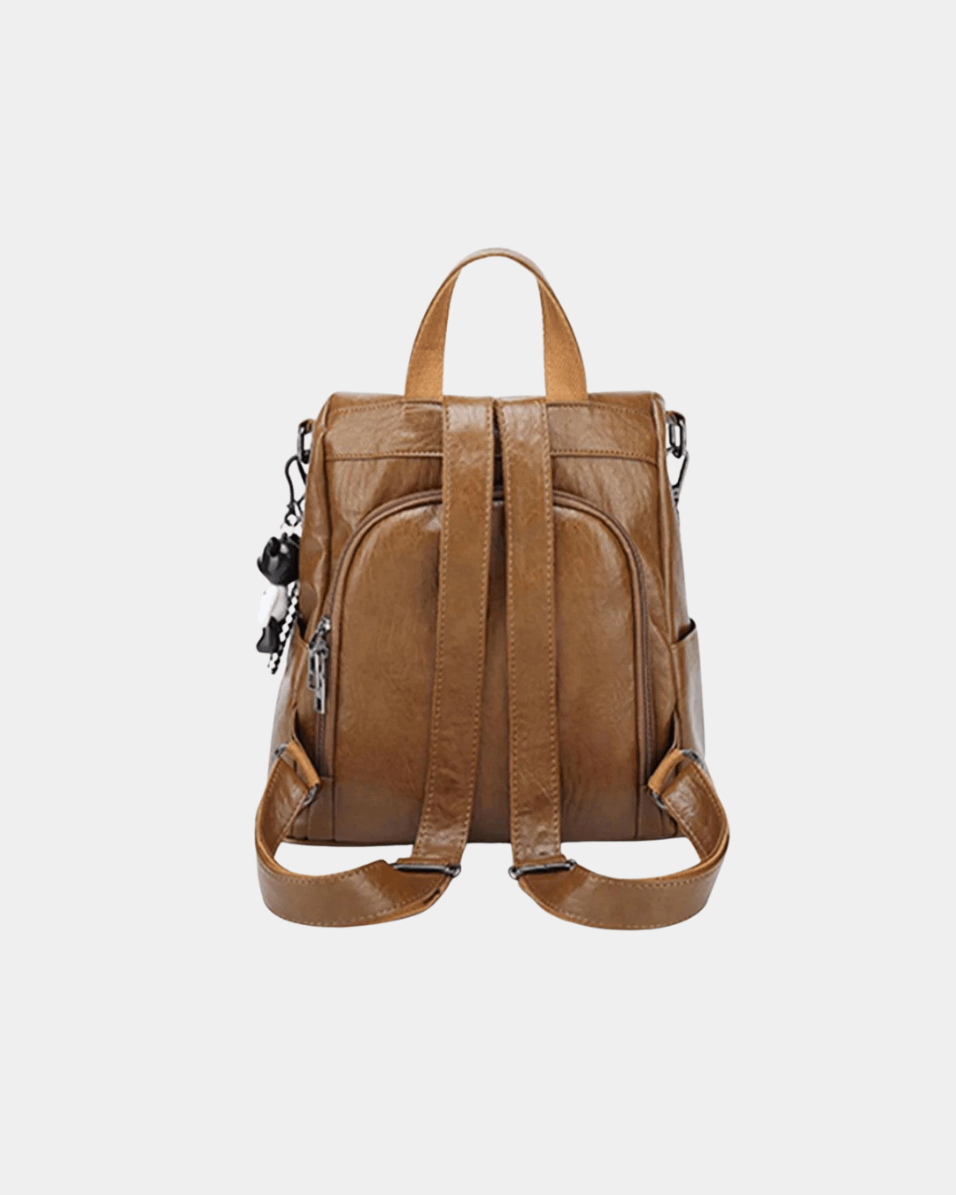 Sac à dos en cuir pour femme avec nœu