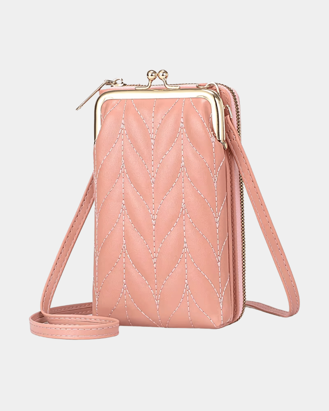 Sac portefeuille compact en cui