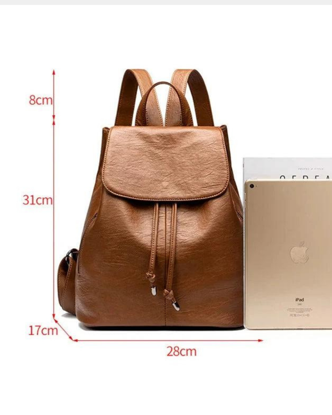 Sac à dos en cuir Romane