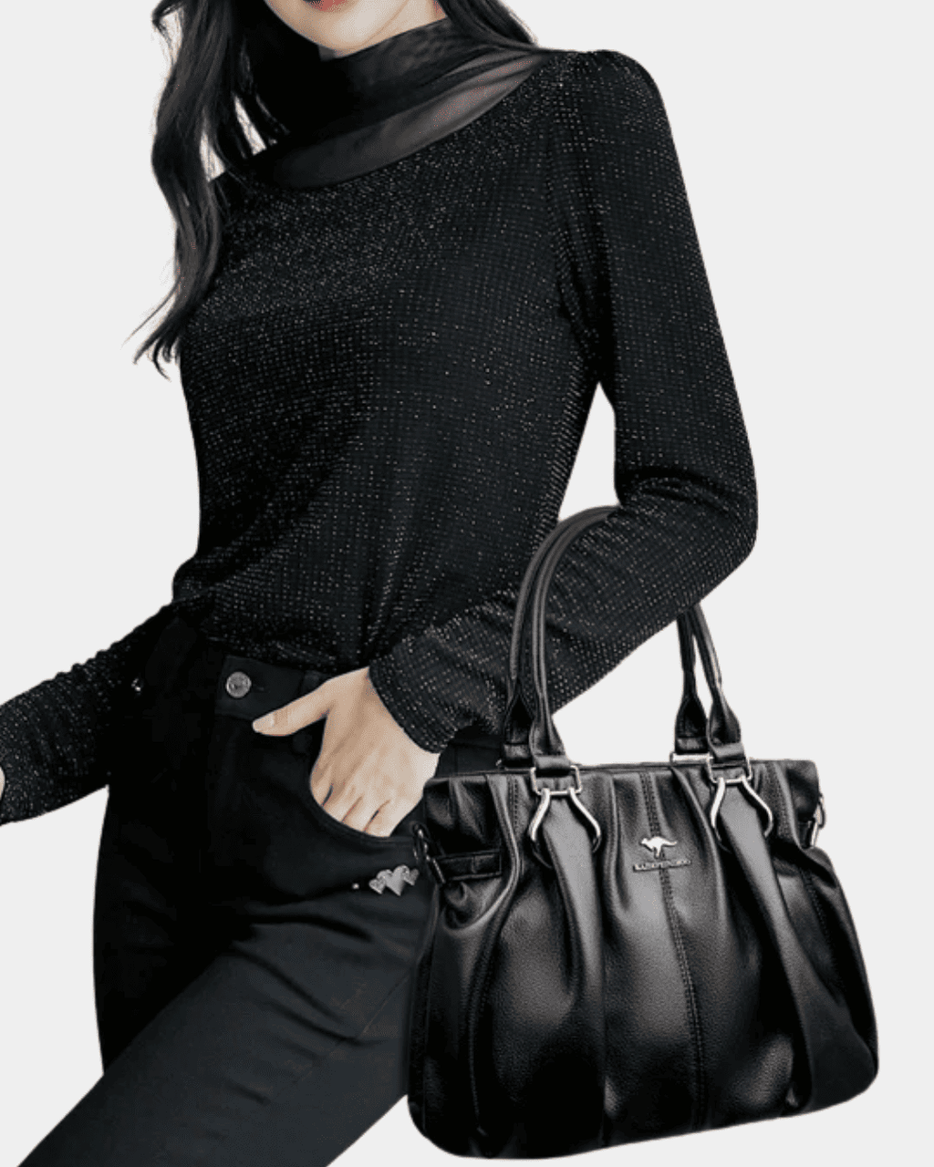 Élégant sac en cuir Alin