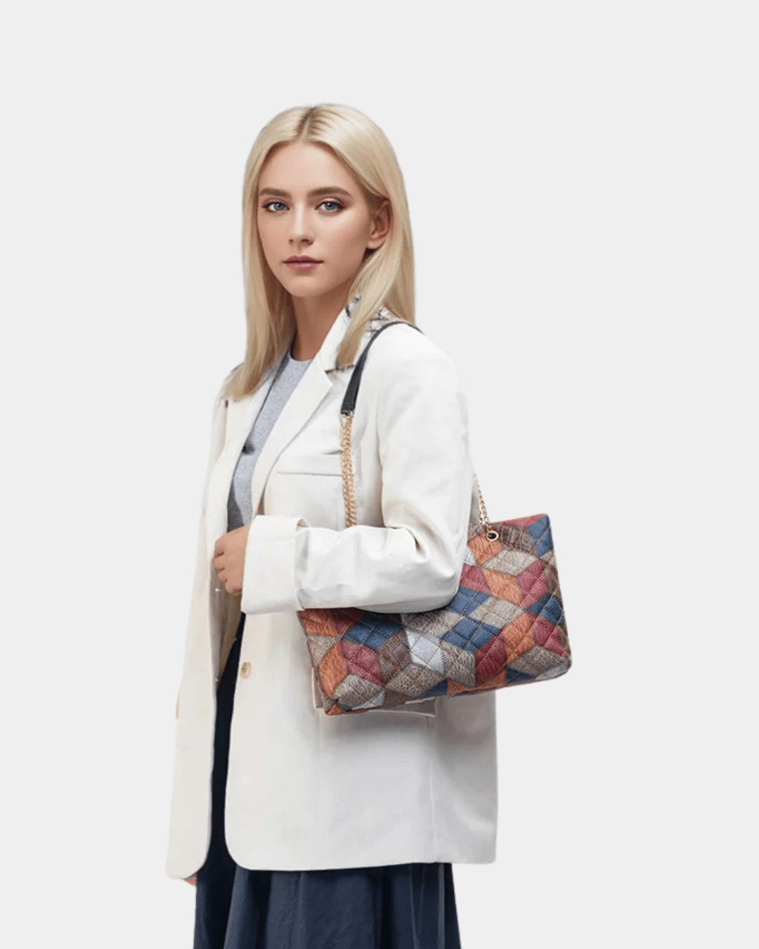 Sac Suzi à imprimé géométrique