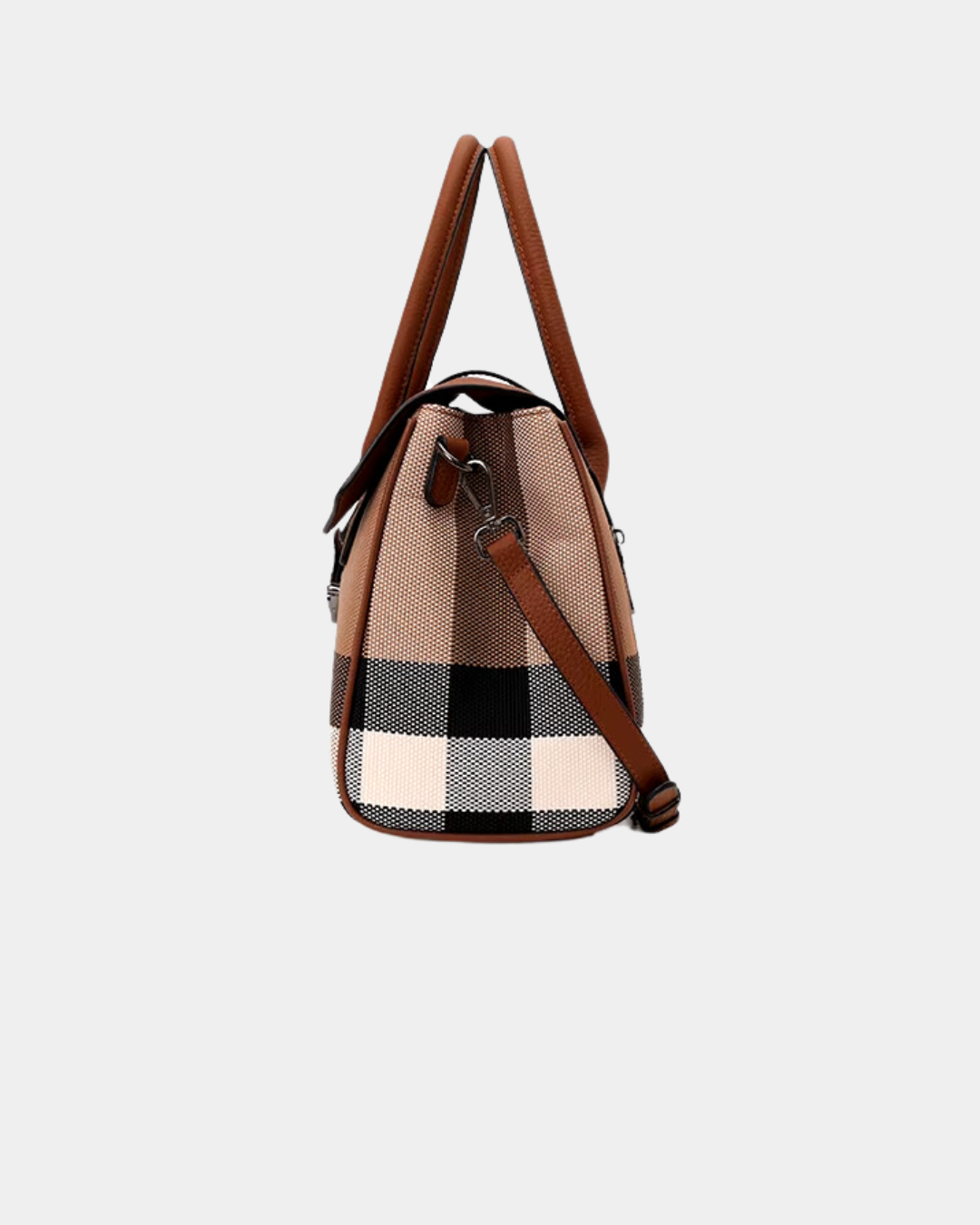 Sac en cuir à carreaux de qualité supérieure Neve