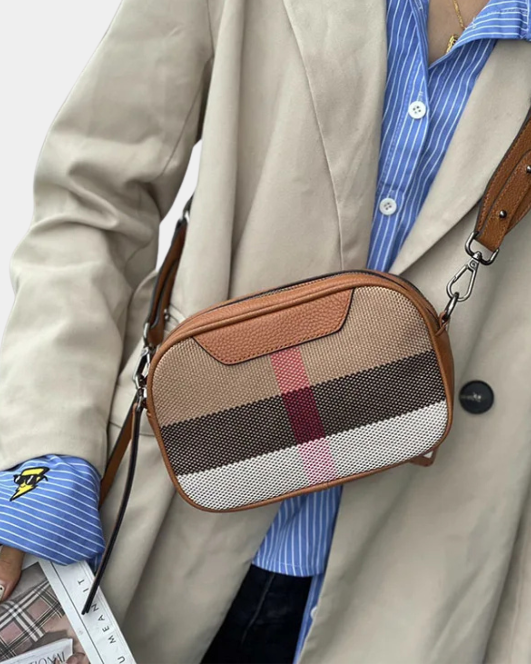 Sac à carreaux d'amour