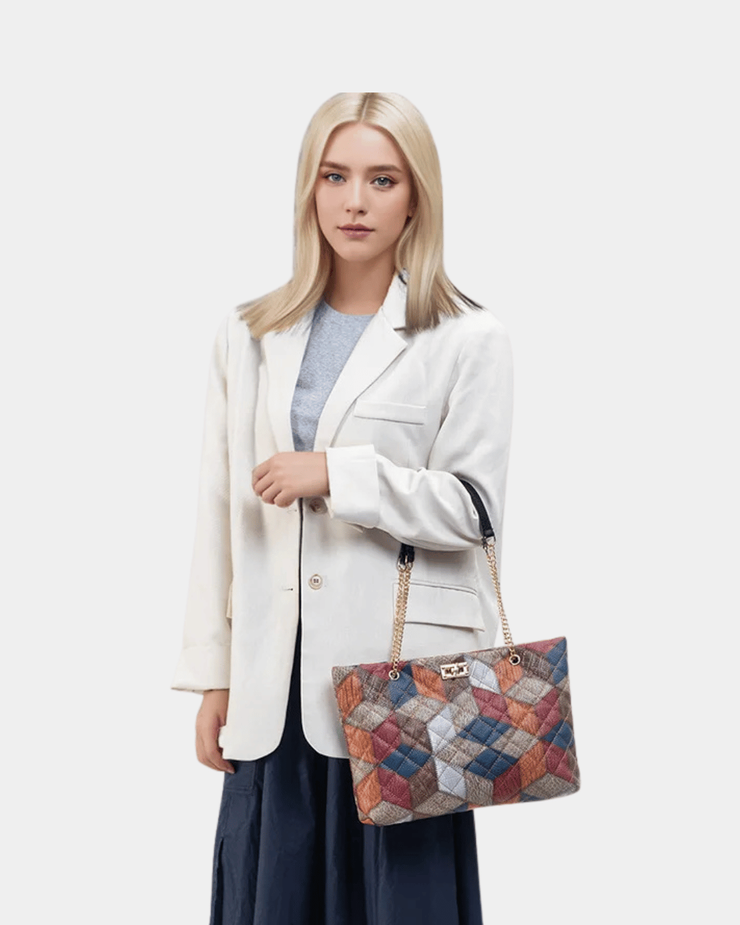 Sac Suzi à imprimé géométrique